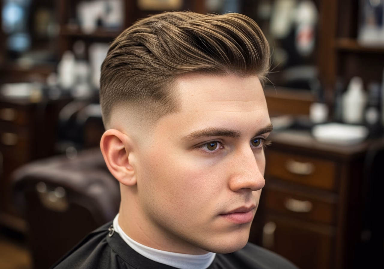 Drop Fade Volume Top — for men with diamond face shapes in 2026