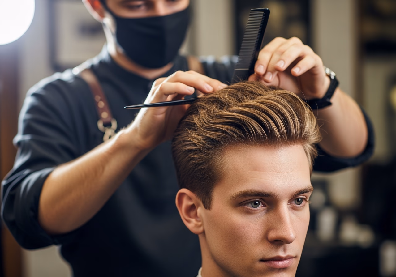 Fluffy Haircut Crop Diamond — for men with diamond face shapes in 2026