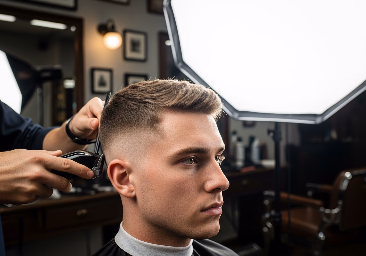 Hybrid Undercut Fade Crop Diamond — for men with diamond face shapes in 2026