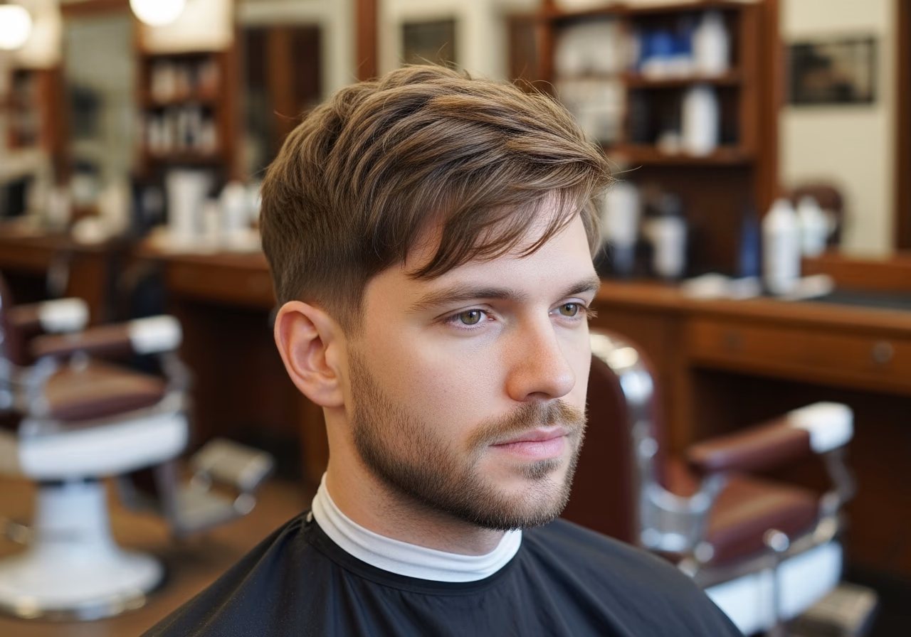 Gentle Low Taper Recovery — for men recovering from dry or damaged hair in 2026