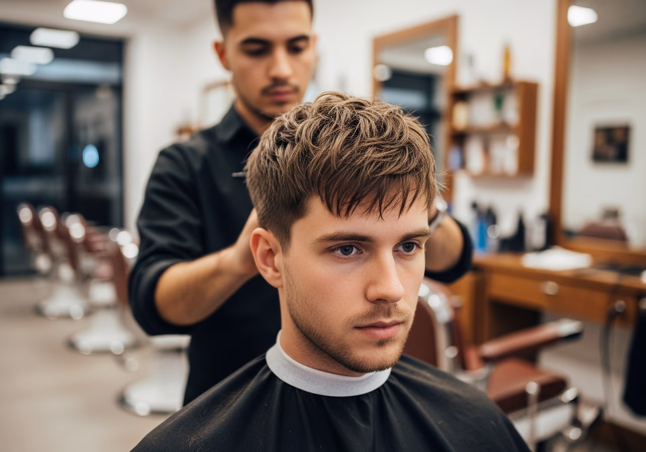 Low Maintenance Textured Fringe — for men recovering from dry or damaged hair in 2026