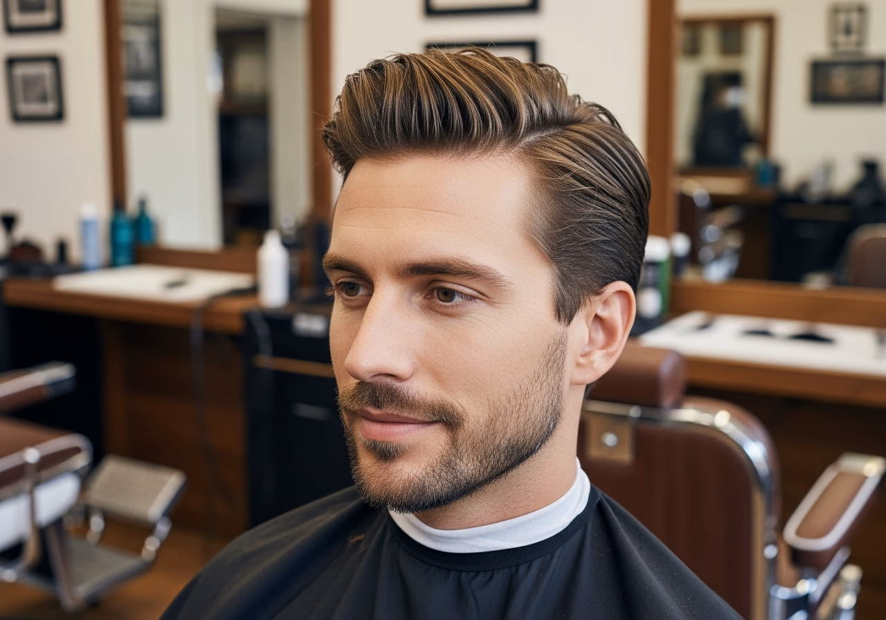 Protective Layered Flow — for men recovering from dry or damaged hair in 2026