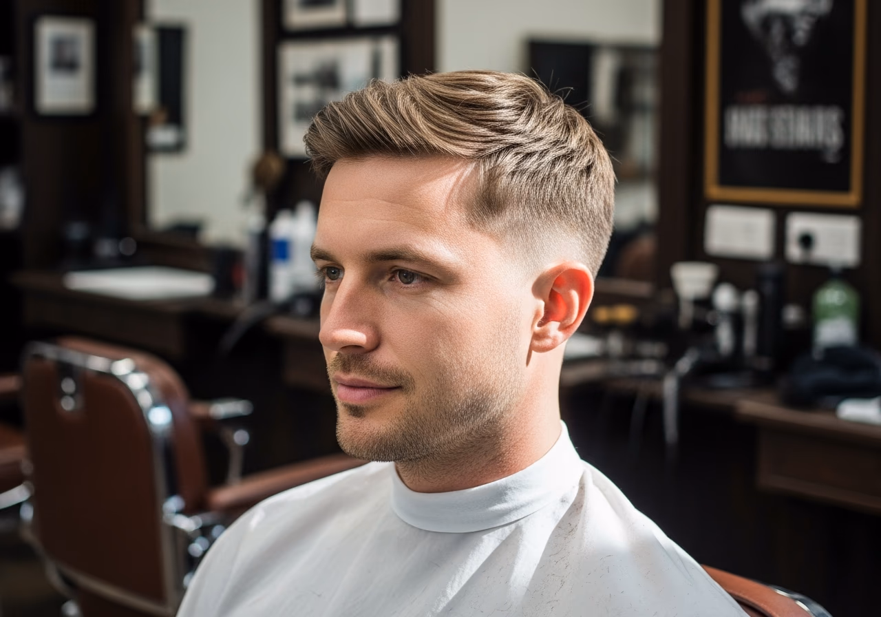 Short Recovery Taper — for men recovering from dry or damaged hair in 2026