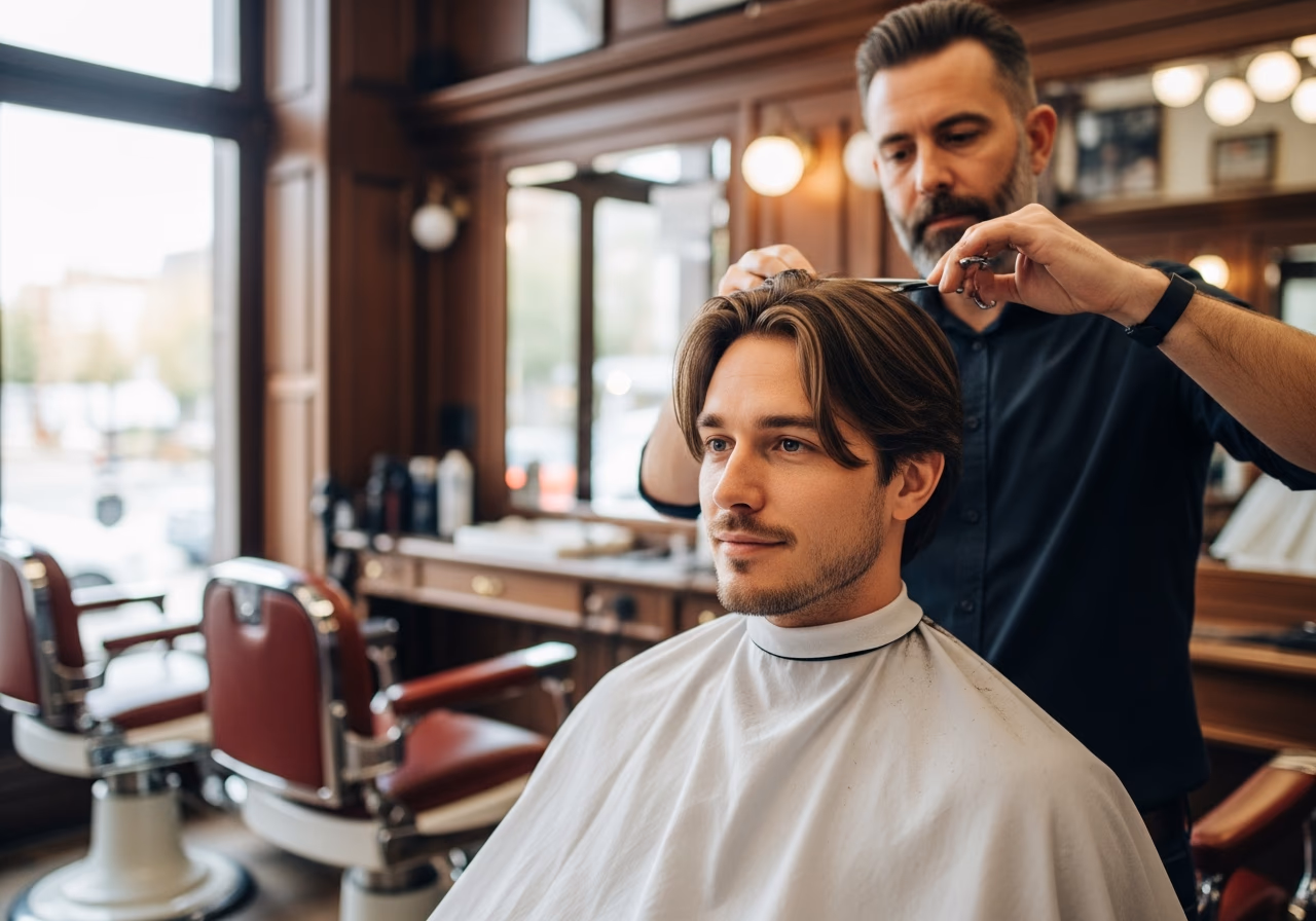 Soft Curtain Bangs Recovery V2 — for men recovering from dry or damaged hair in 2026