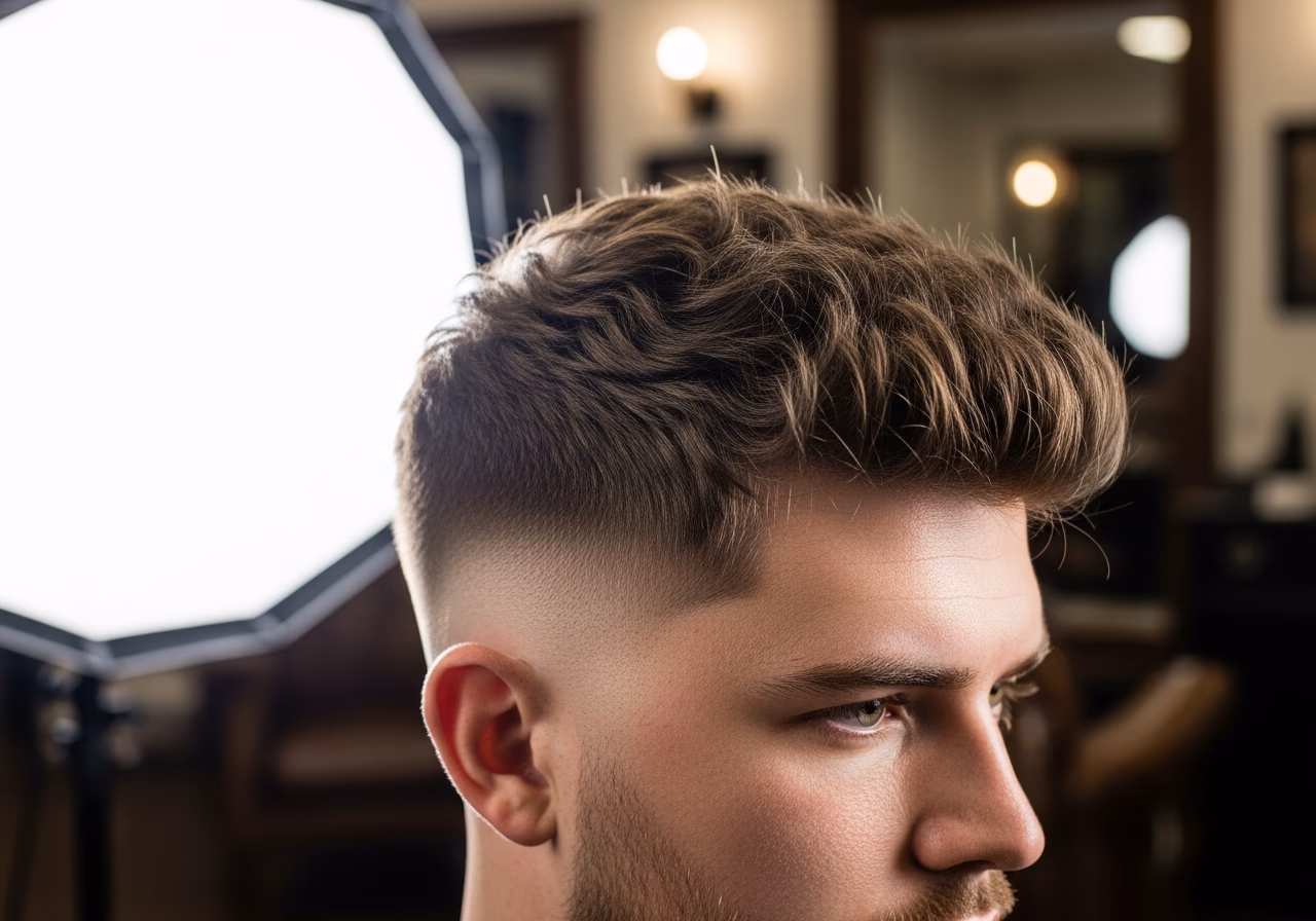 Fluffy Textured French Crop — for men with thick or dense hair in 2026
