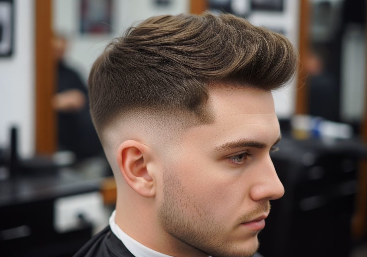 Heavy Textured Taper Fade — for men with thick or dense hair in 2026