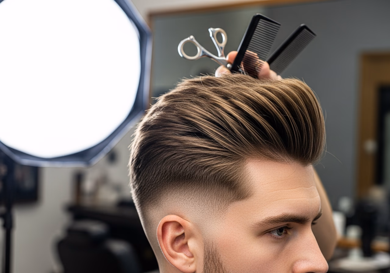 Layered Quiff Thick Hair — for men with thick or dense hair in 2026