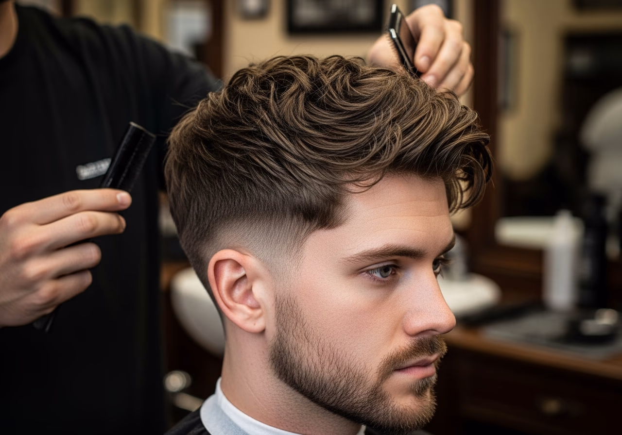 Layered Shaggy Crop Thick — for men with thick or dense hair in 2026