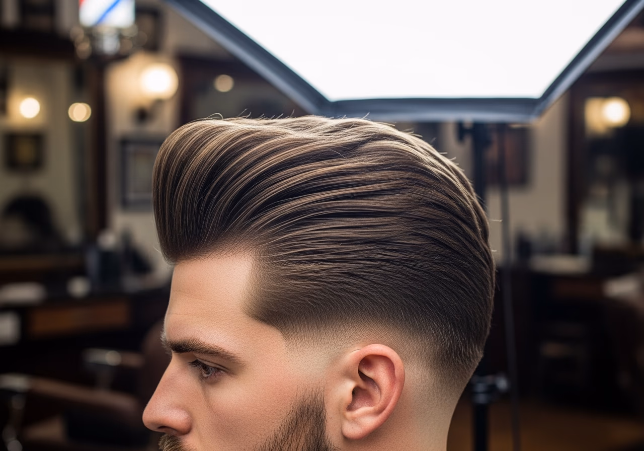 Modern Pompadour Thick Hair — for men with thick or dense hair in 2026