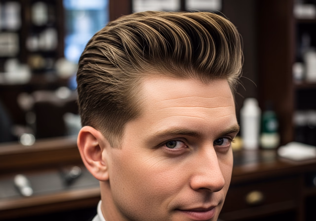 Rounded Pompadour Texturing — for men with thick or dense hair in 2026