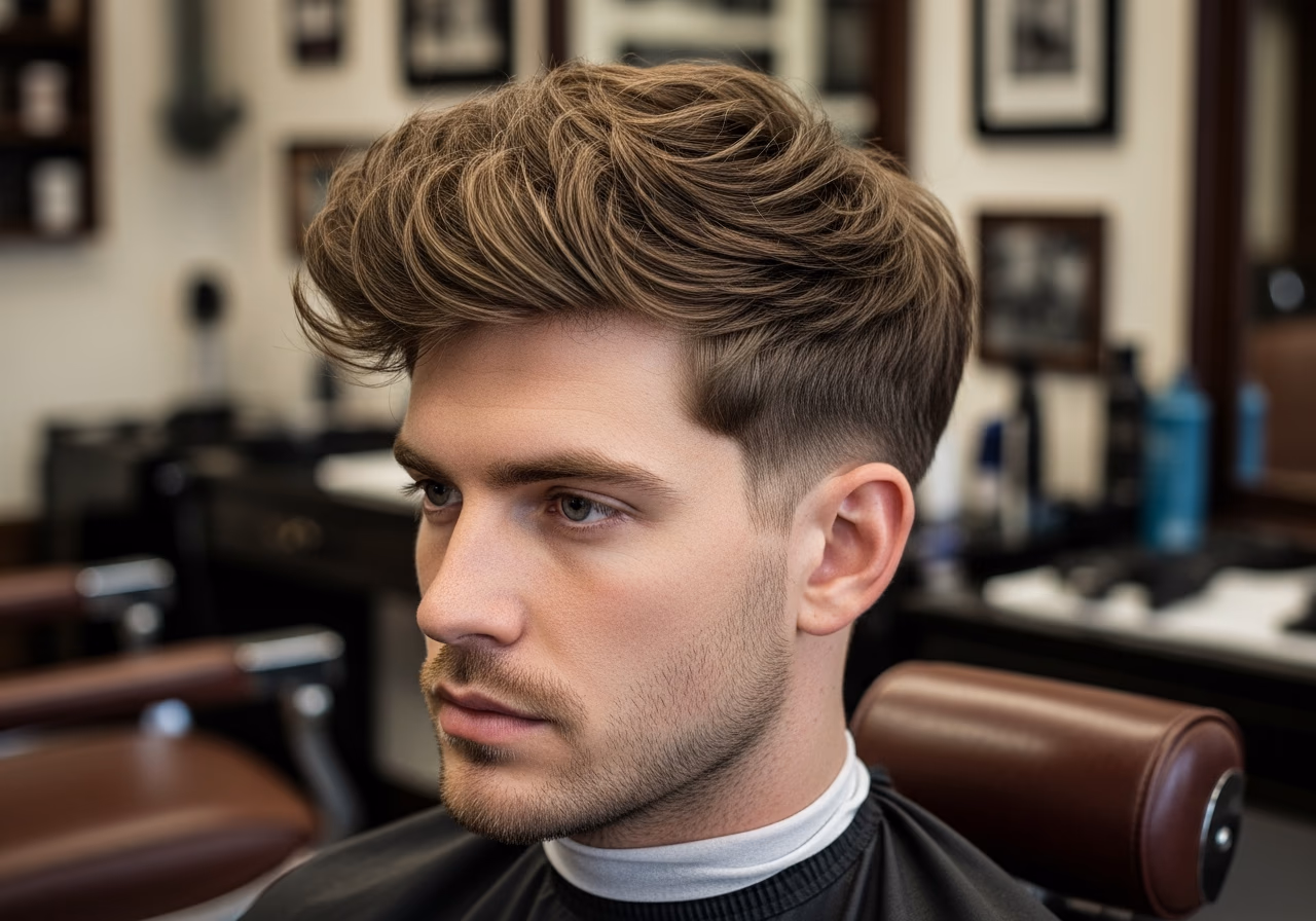 Temple Volume Layered Cut — for men with thick or dense hair in 2026