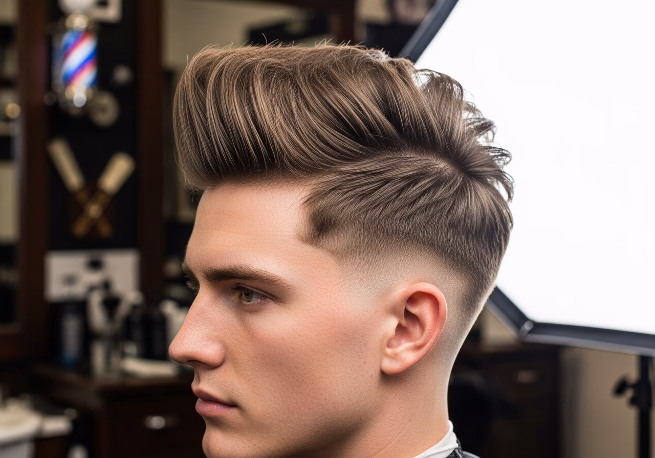 Textured Quiff Heavy Layering — for men with thick or dense hair in 2026