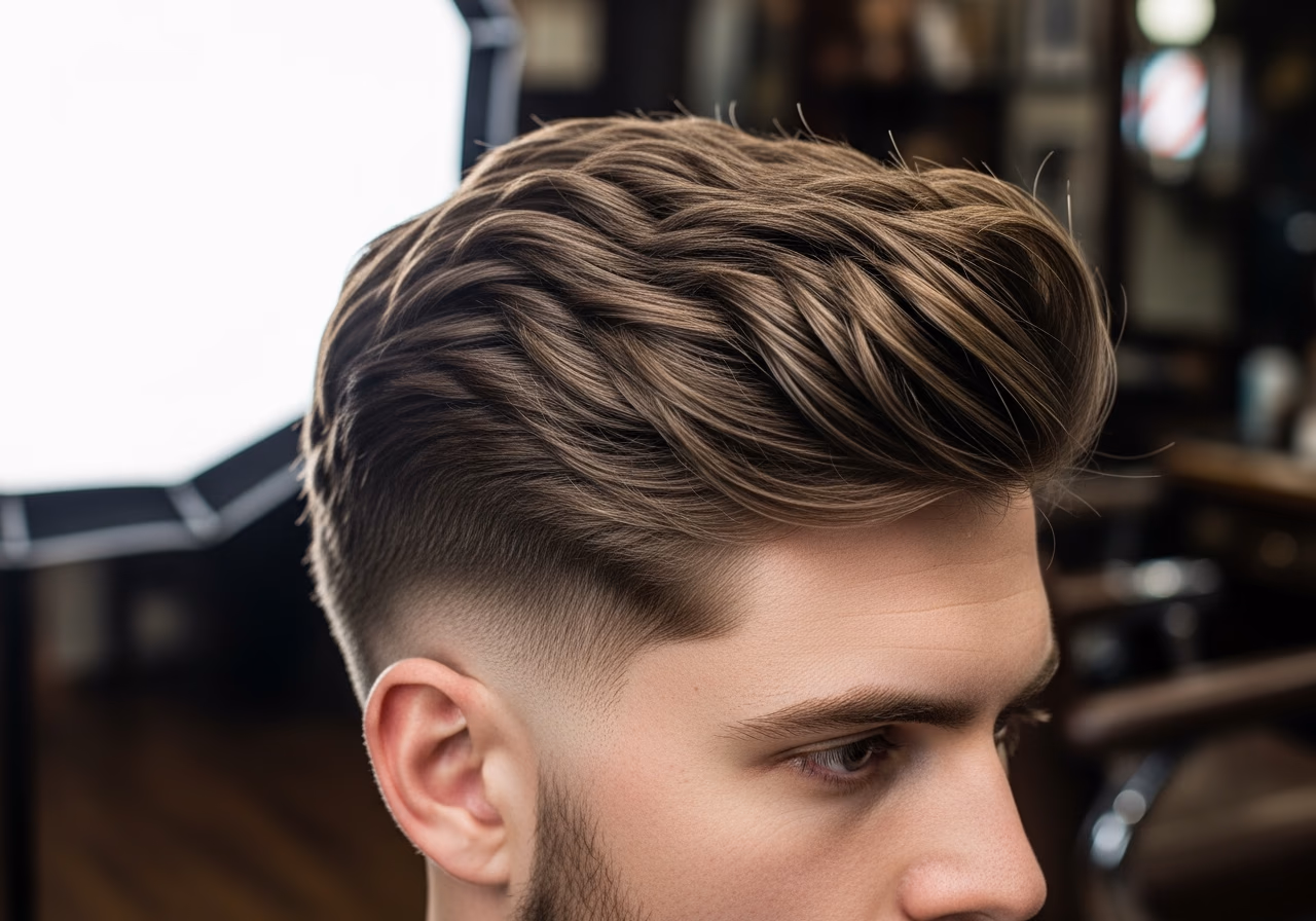 Voluminous Side Swept Layers — for men with thick or dense hair in 2026