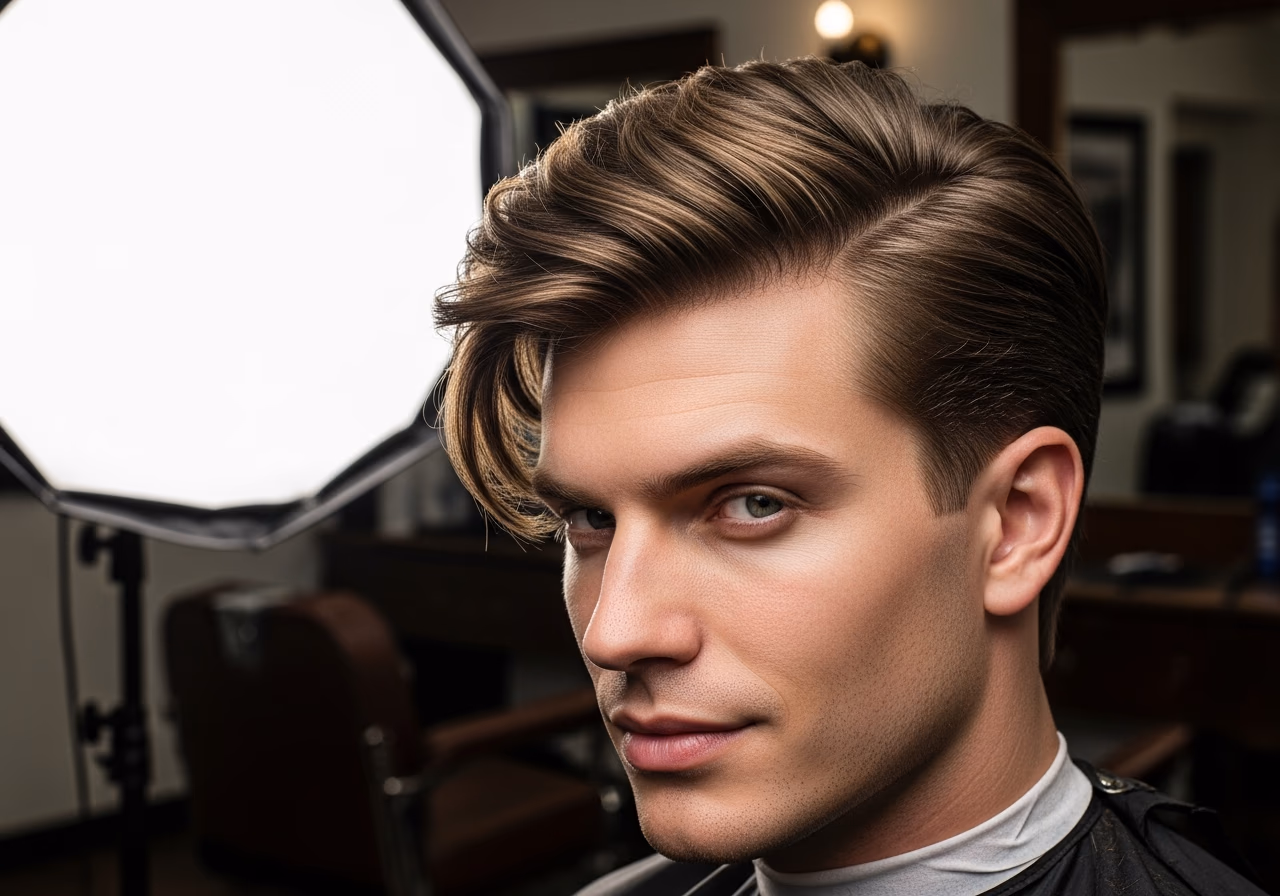 Wide Side Part Layering — for men with thick or dense hair in 2026