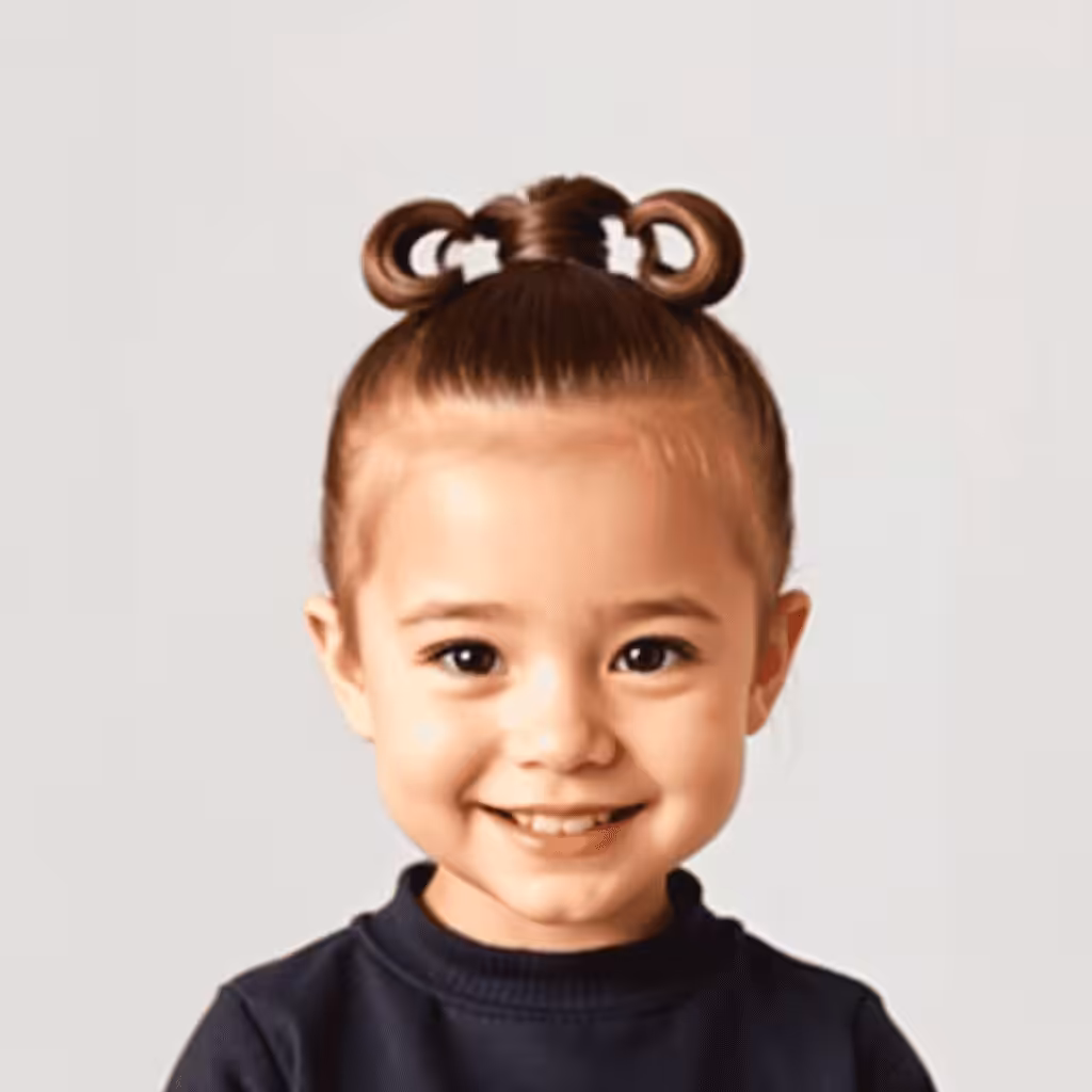 Single Ponytail to Double Top Loops