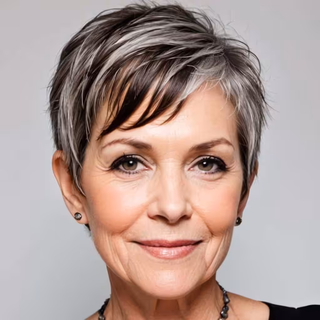 Angled Pixie Cut