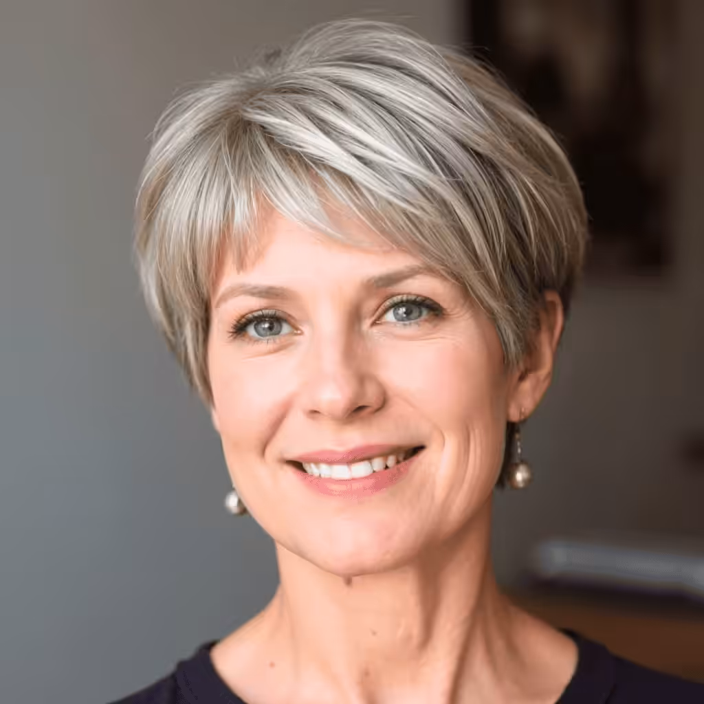 Balayage Choppy Pixie