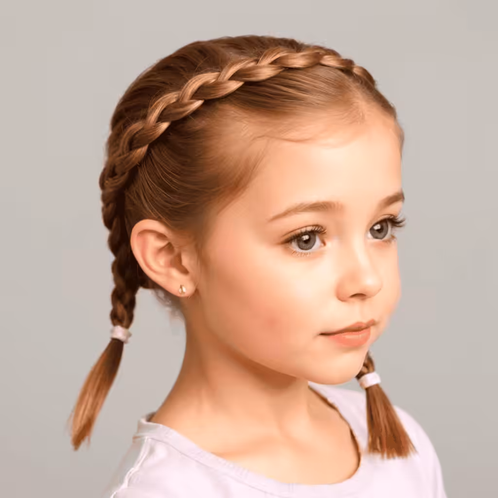 Braided Crown Pigtail