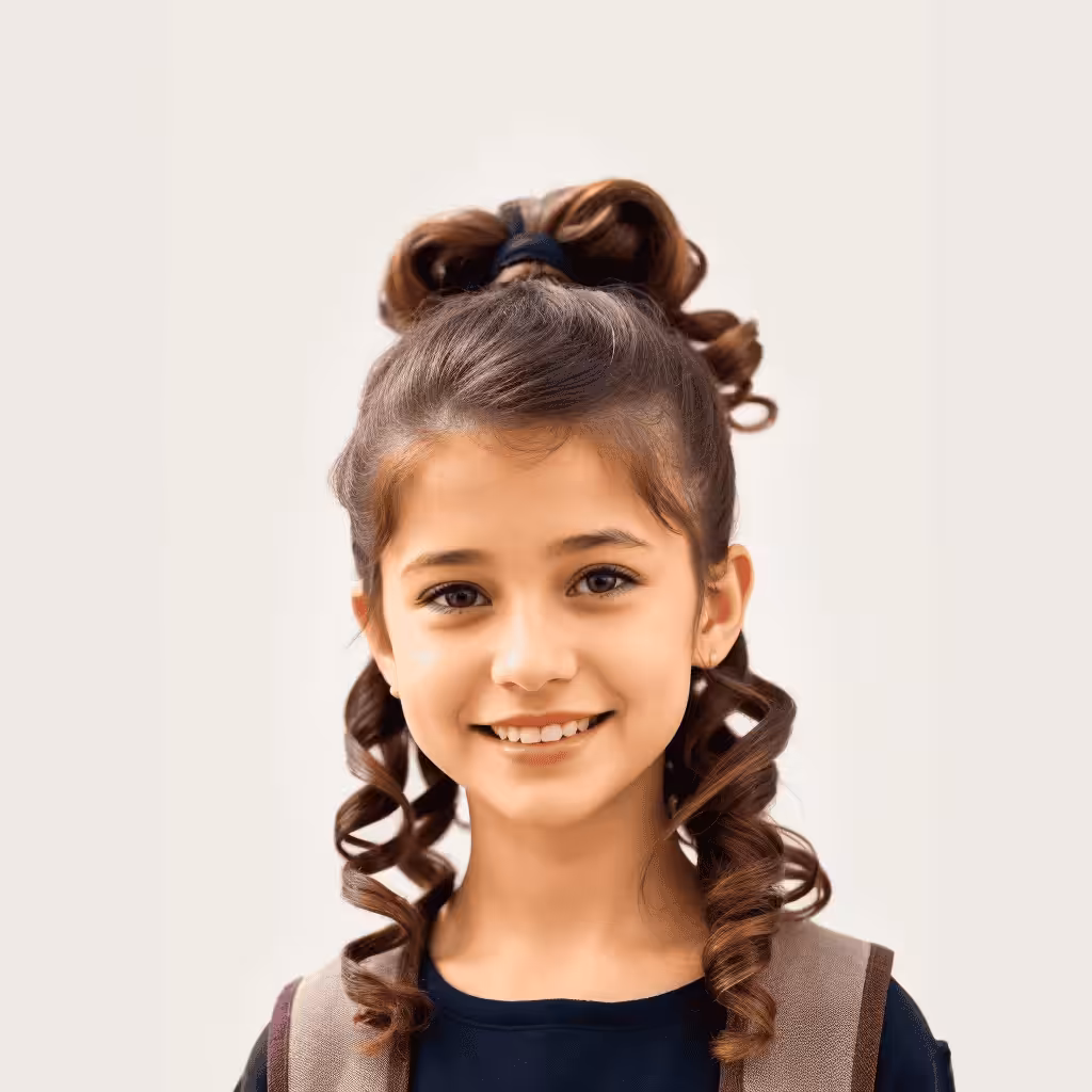 Curly Ponytail Back-to-School Hairstyles