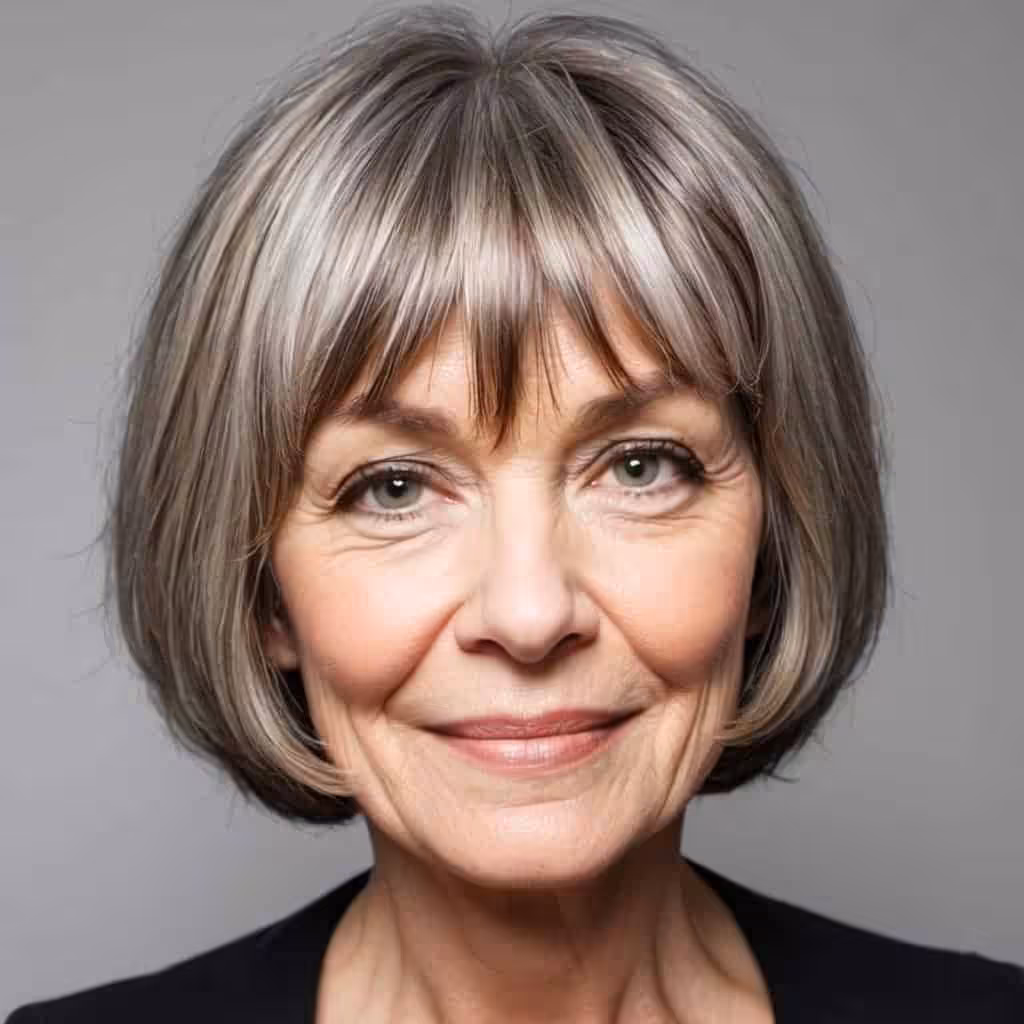 Curtain Bangs On Short Hair