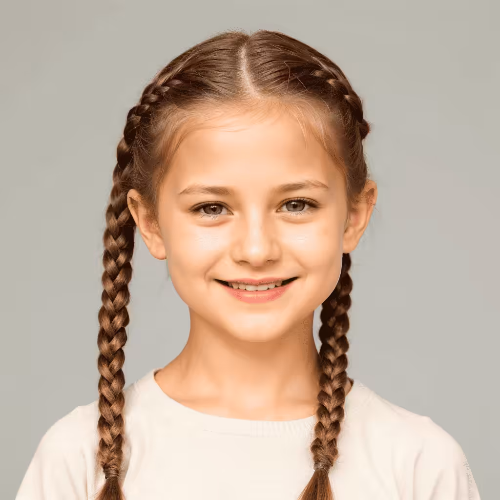 Dutch Braids For School