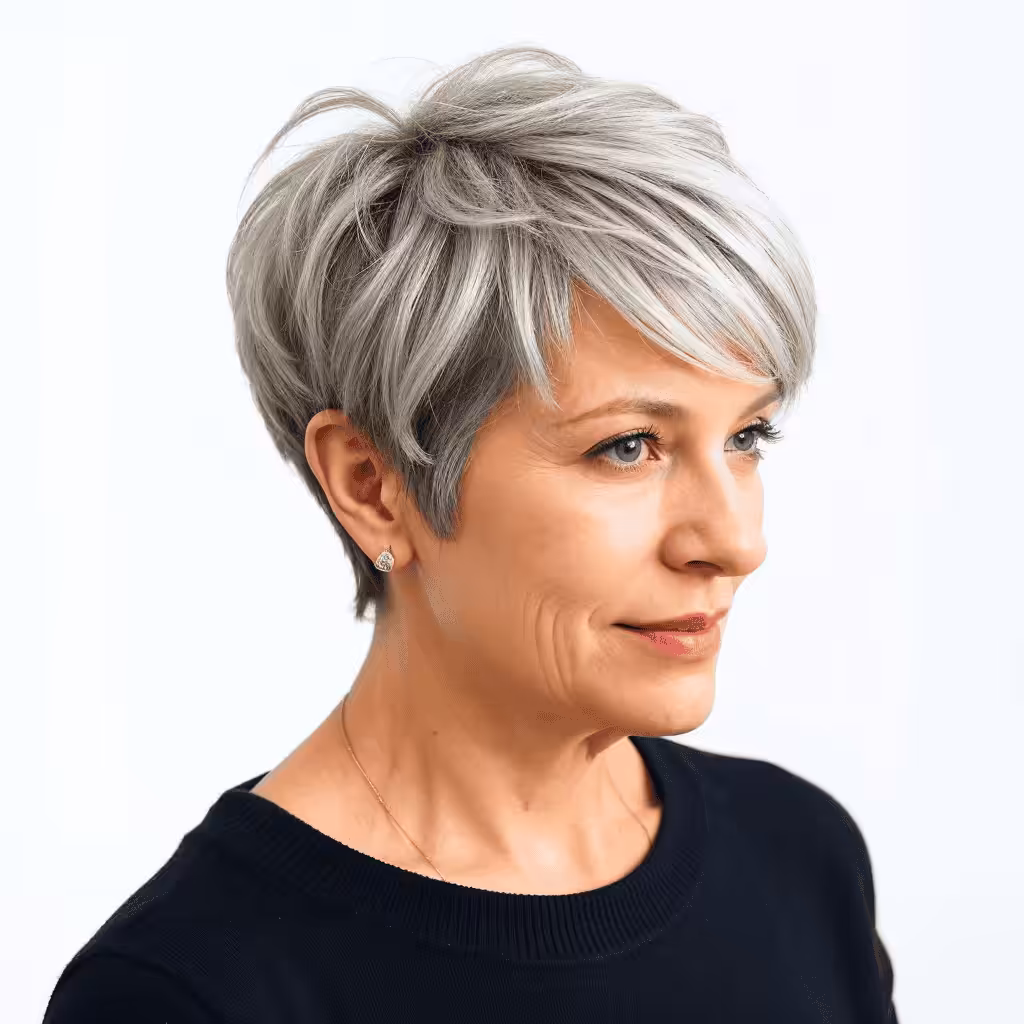 Extra Choppy Long Pixie