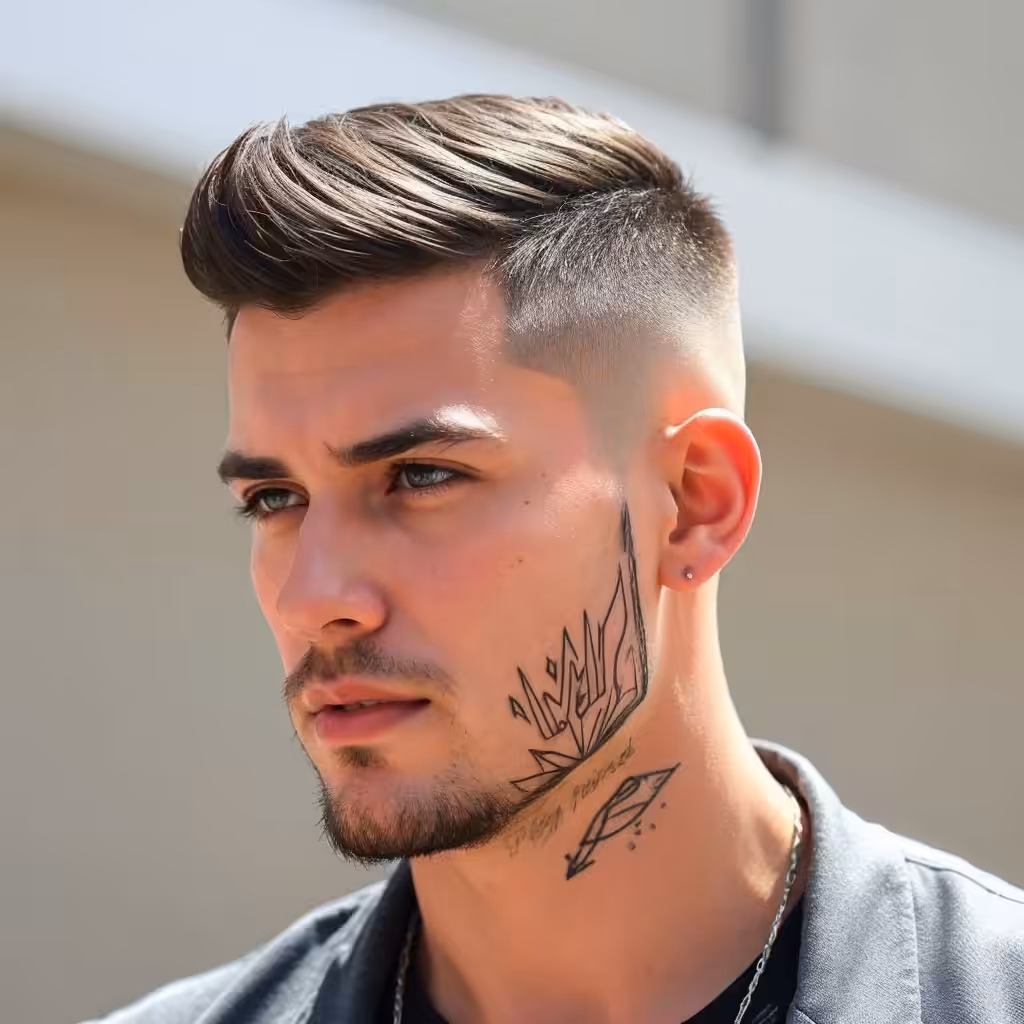 Faded with Cool Designs Haircuts