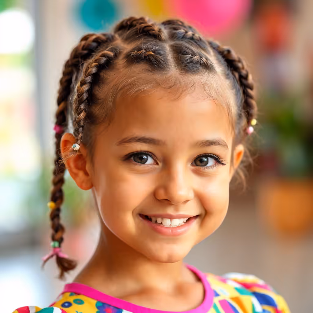 Fancy Hairstyle with Braids