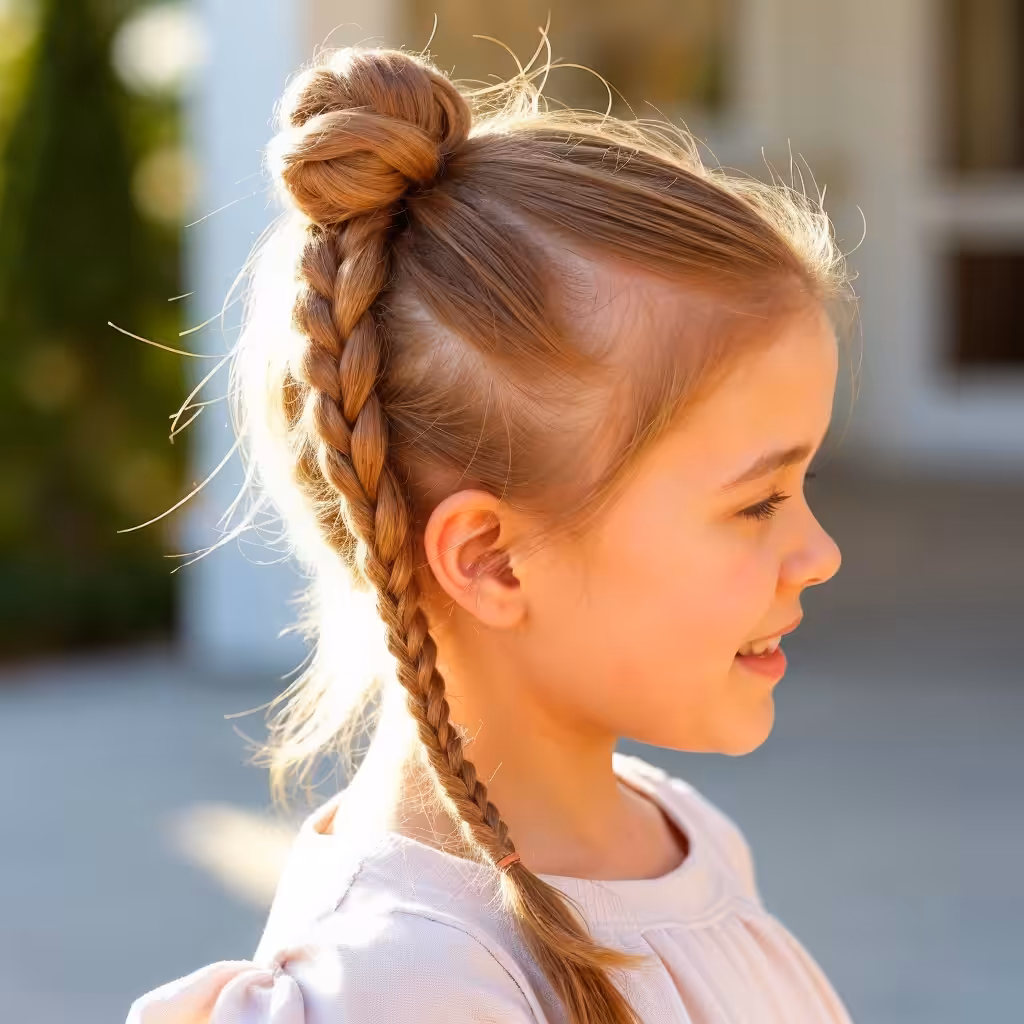Fishtail Braided Bun