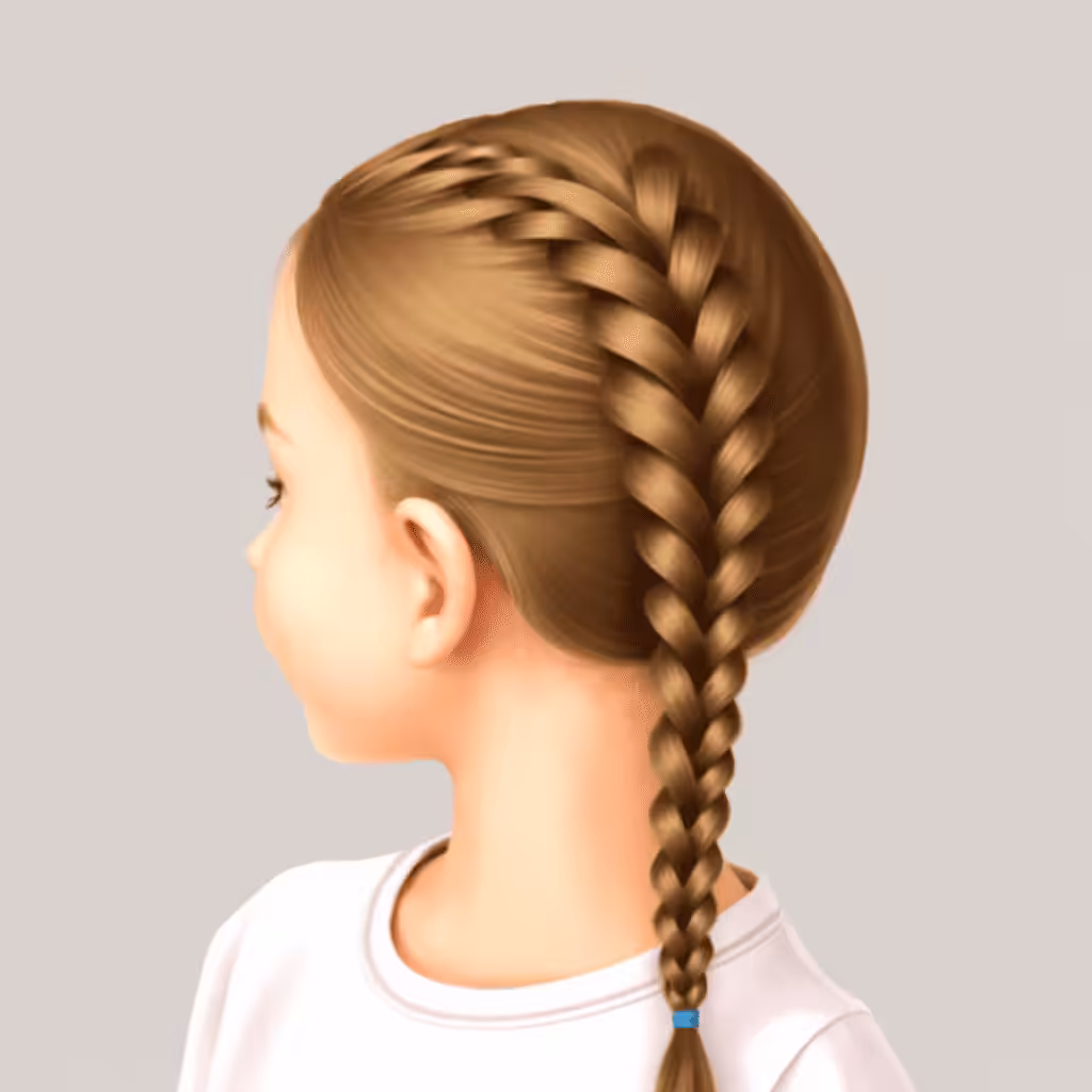 Fishtail School Hairstyle