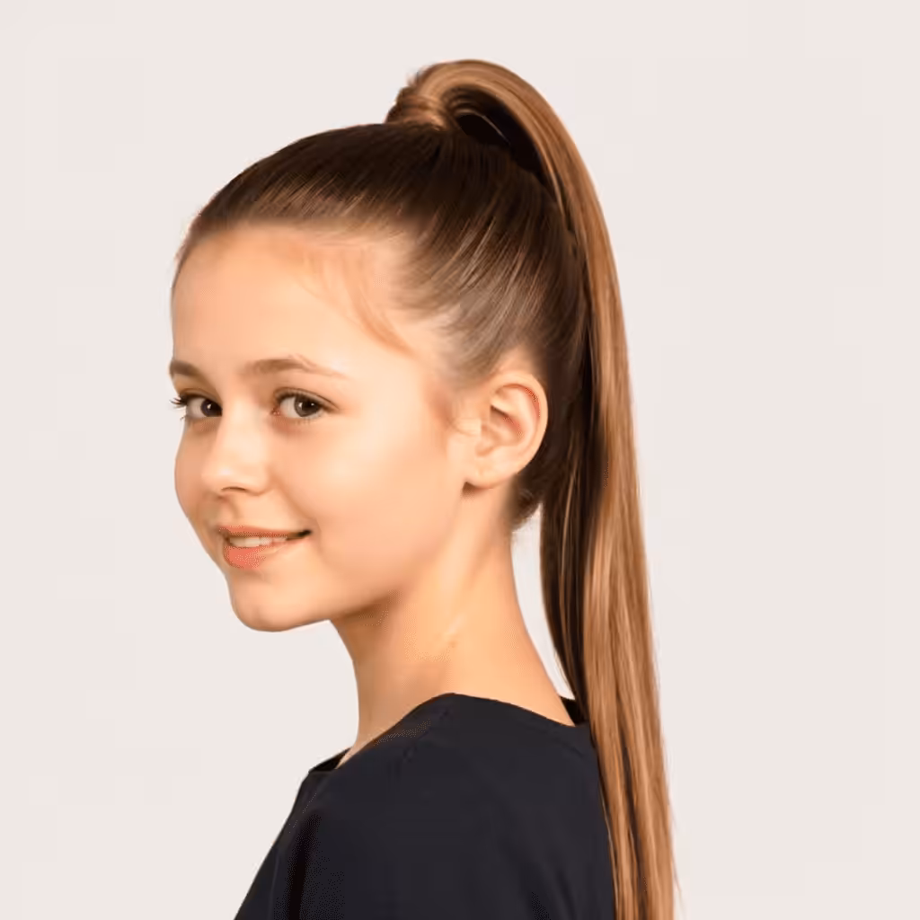 High Pony With Slicked Back