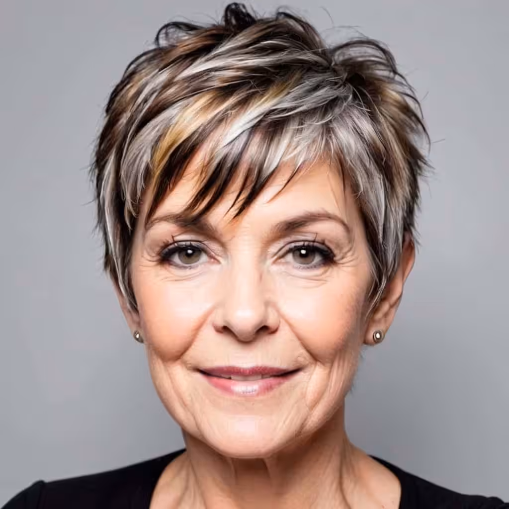 Highlighted Choppy Pixie
