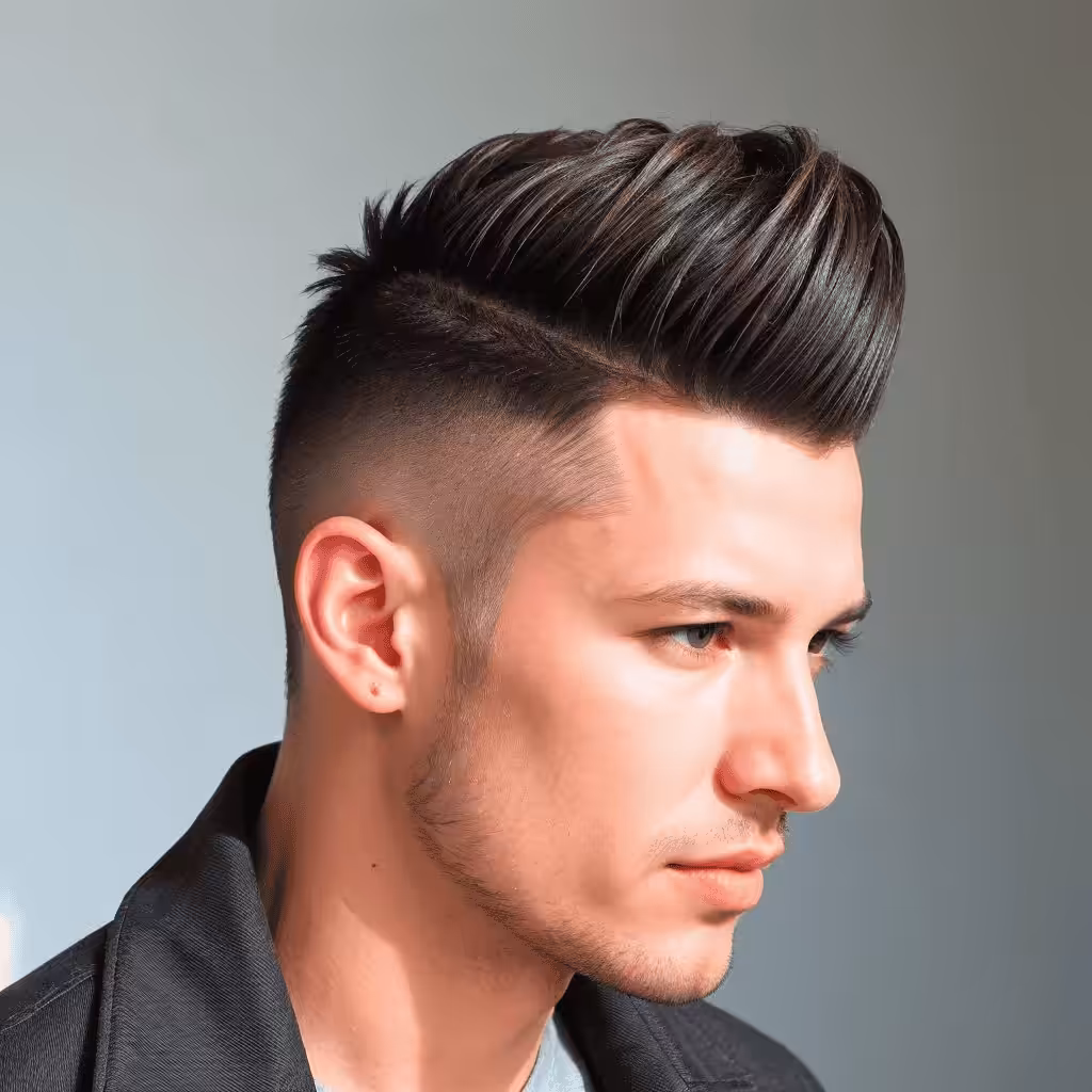 Partial Faux Hawk Haircuts for Men Short Haircuts for Men