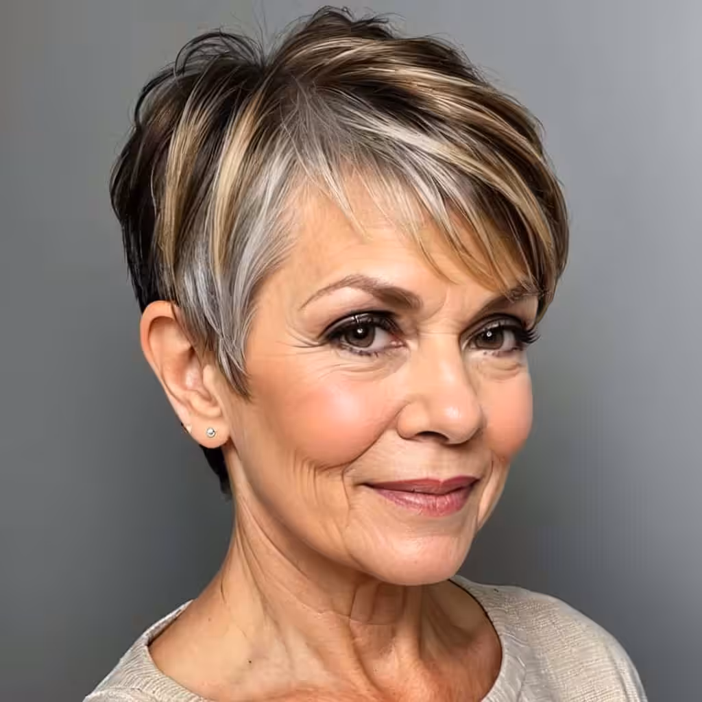 Pixie with Balayage
