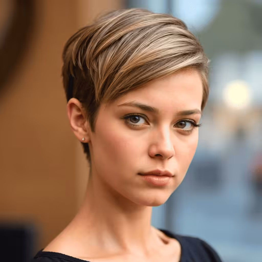 Side-Swept Pixie