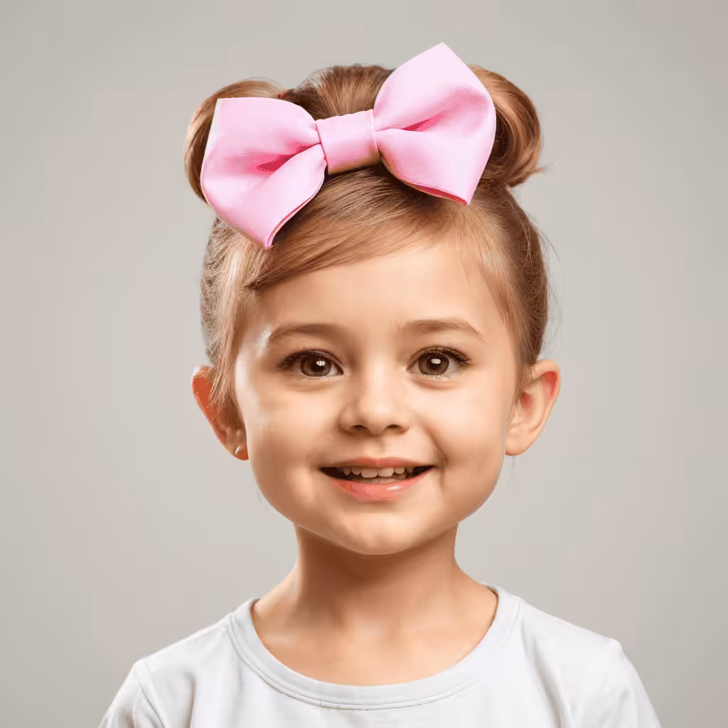 Toddler Bow Hairstyle