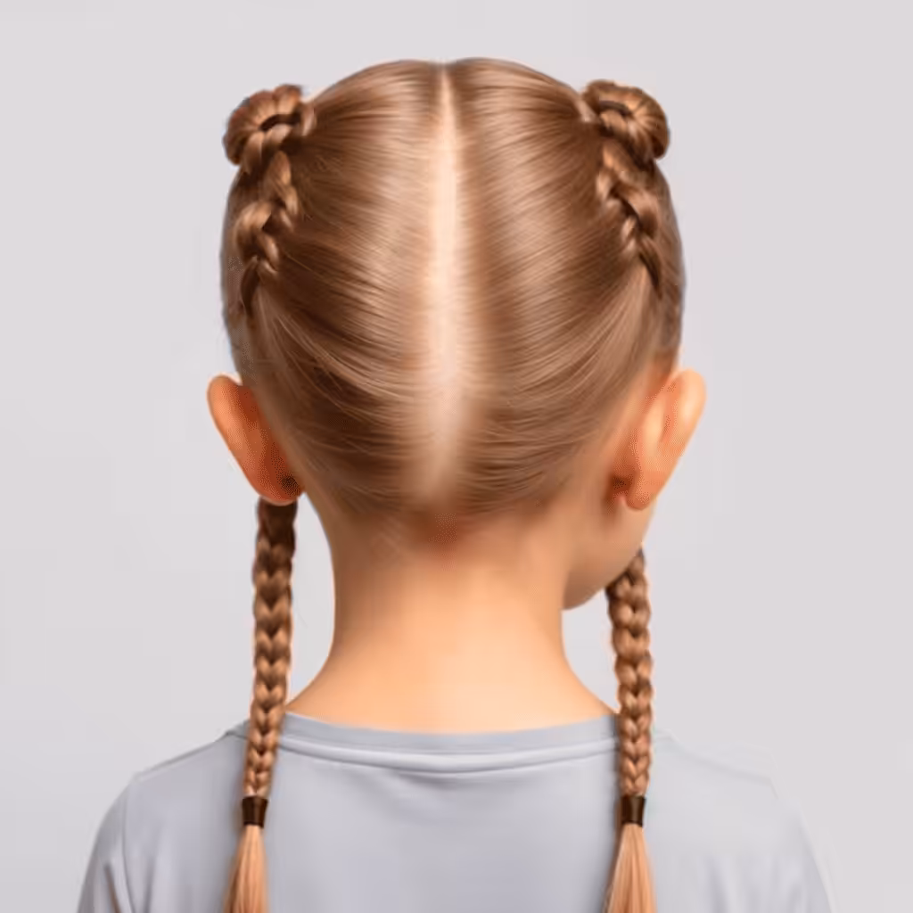 Unique Braided Twin Tails