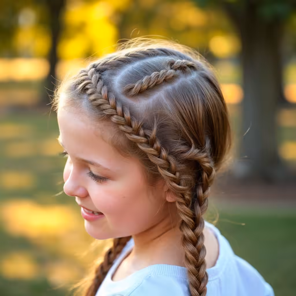 Zig-Zag Dutch Braid