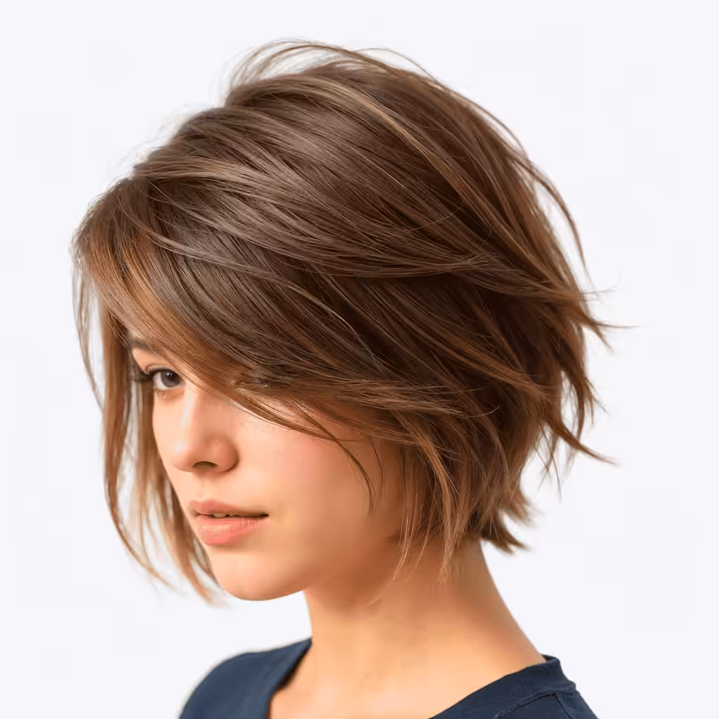 short feather cut haircut
