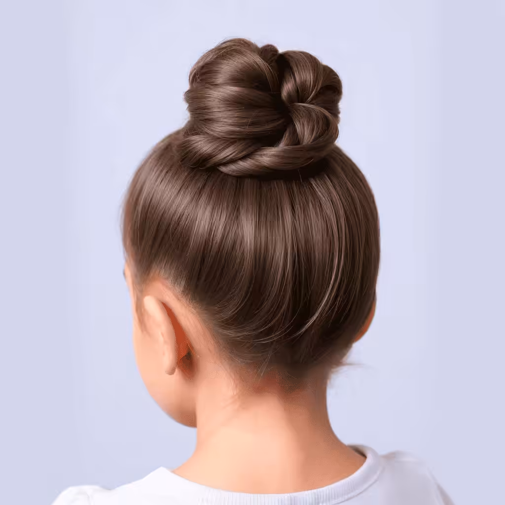Twisted Updo For Flower Girl