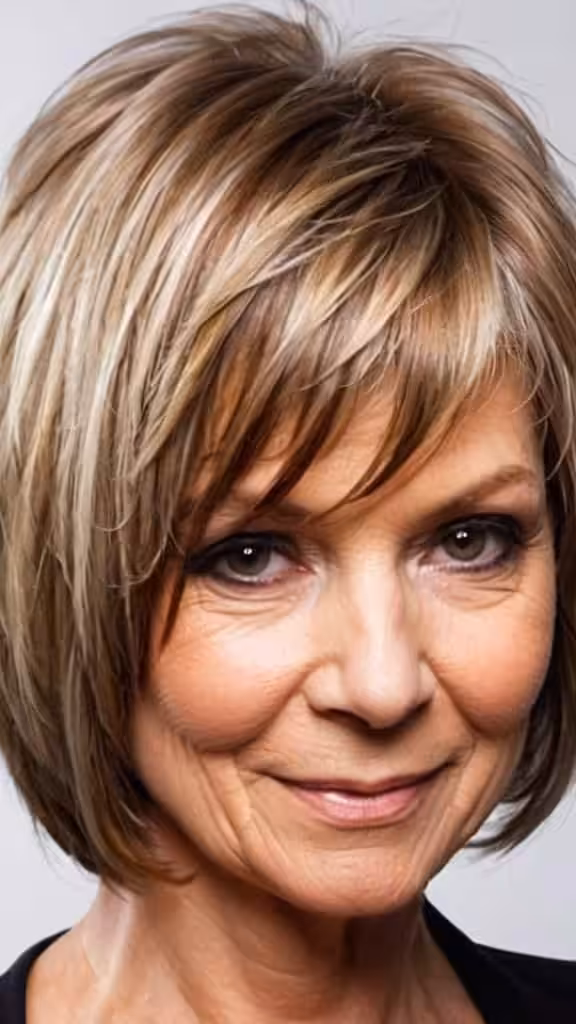 Angled Layered Bob