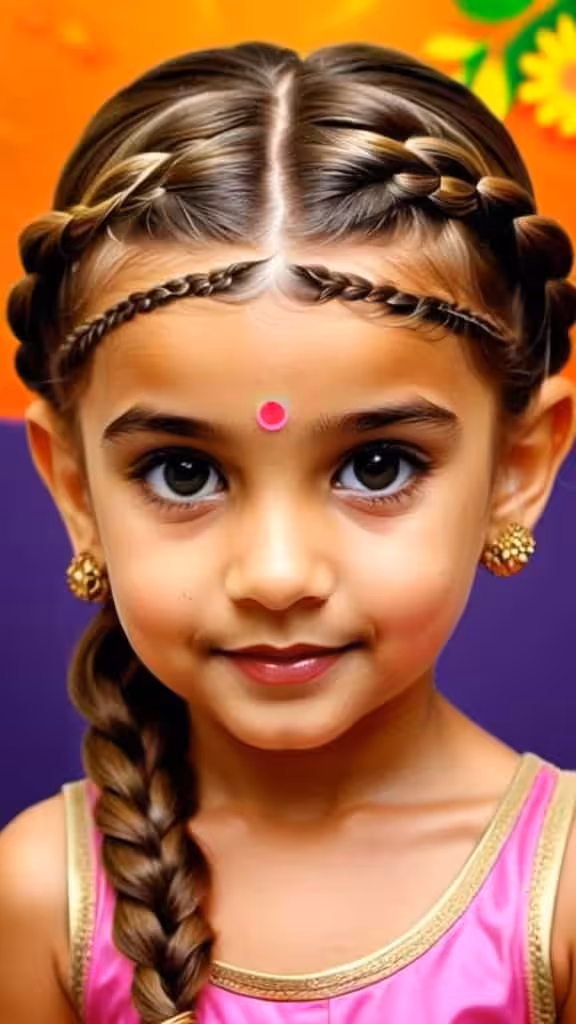 Braid Across the Forehead