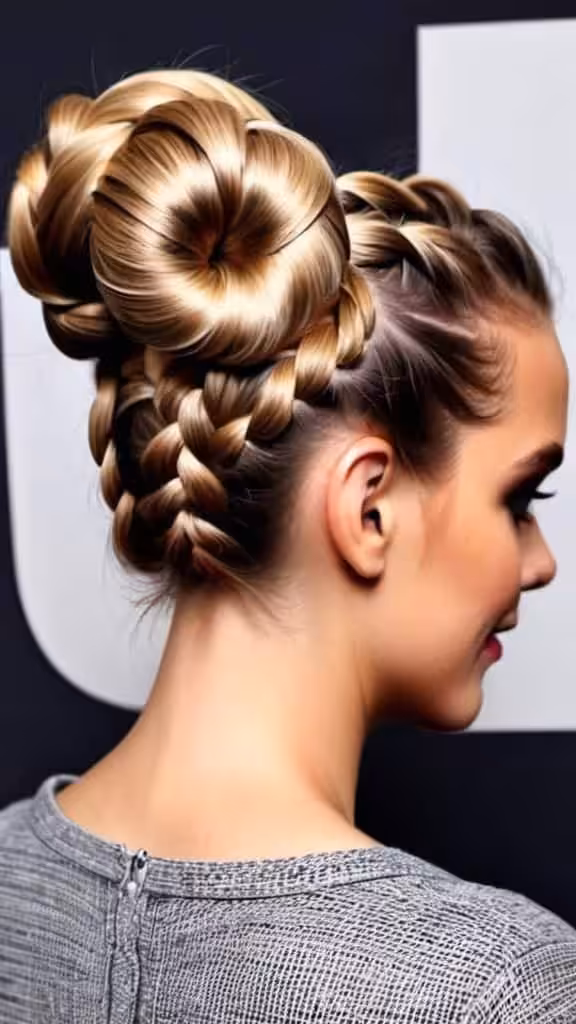 Braided Bun Hairstyles for Girls
