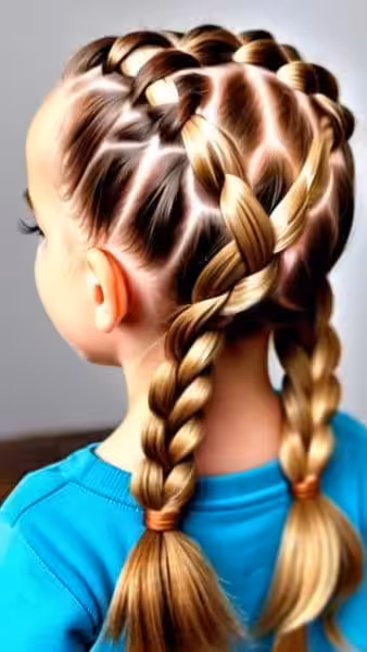 21 Best Braided Hairstyles for Thanksgiving for Kids