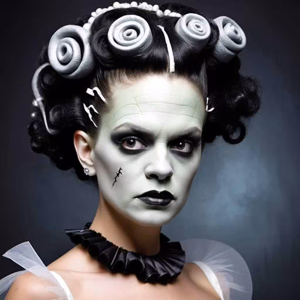 Bride of Frankenstein Hairstyles