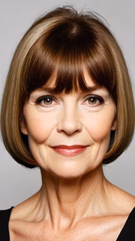 Classic Bob with Bangs