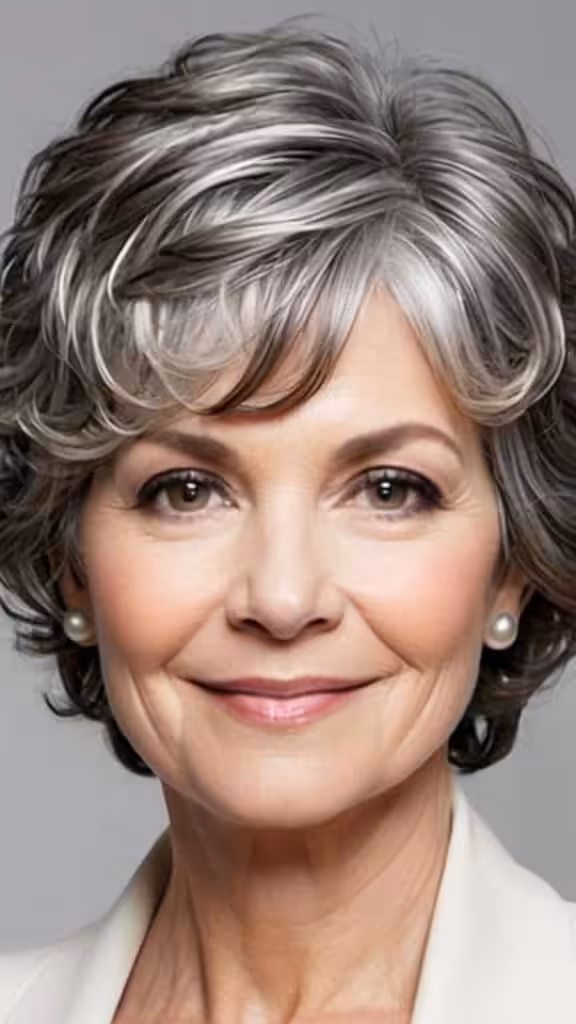 Curly Chin Length Bob