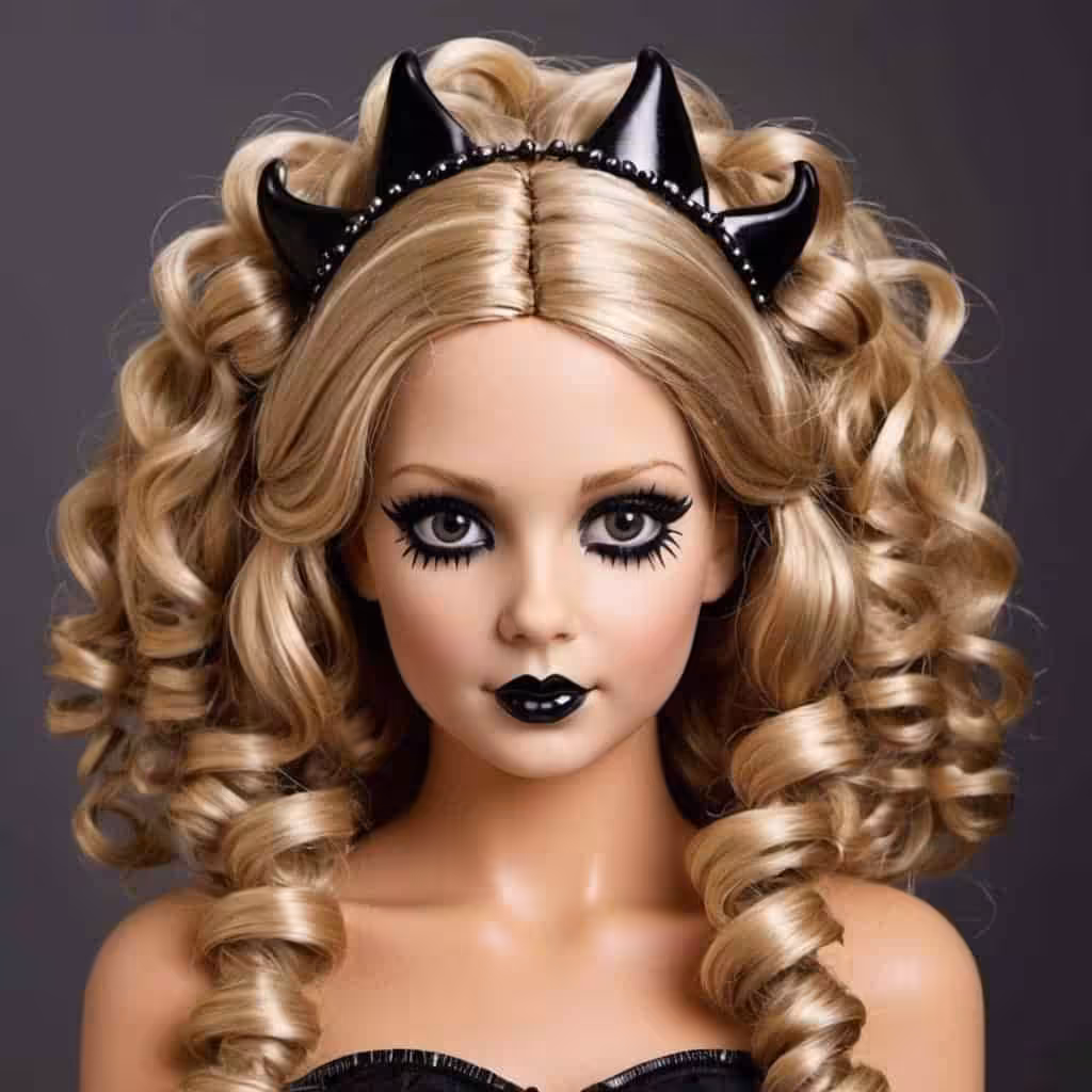 Doll Hairstyles for Halloween