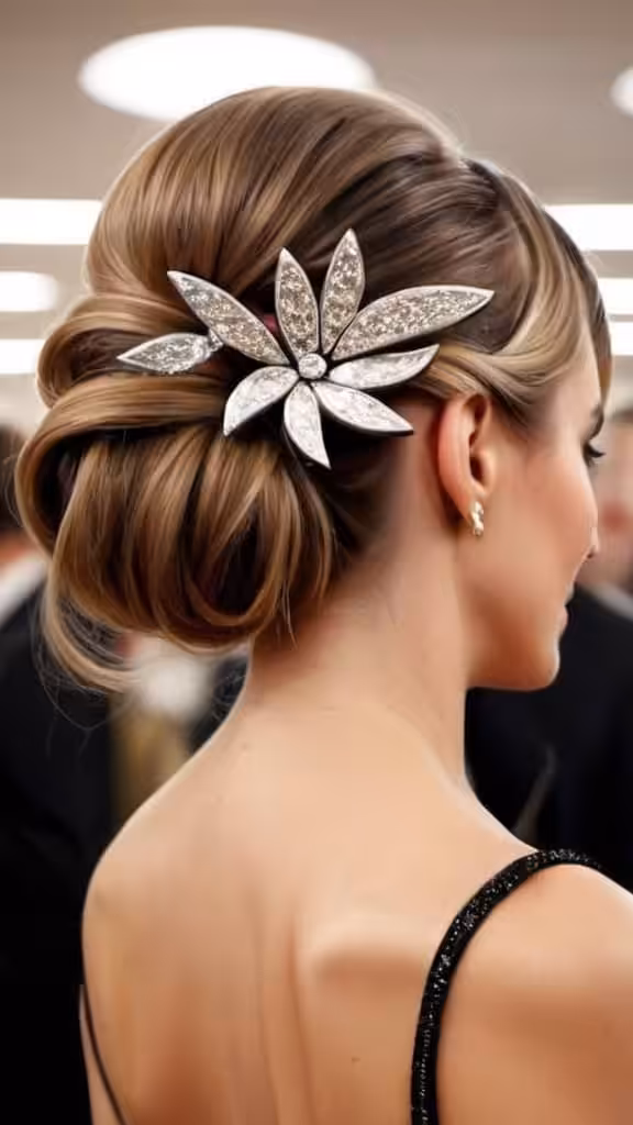 Fancy Claw Clip Updo