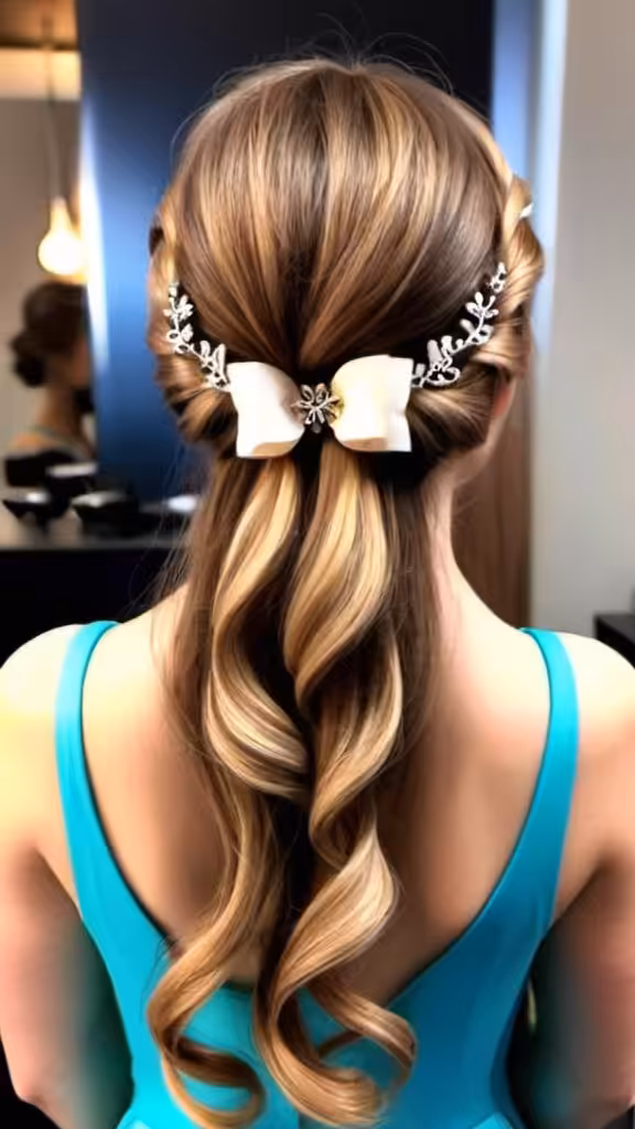 Half-Updo Hairstyle
